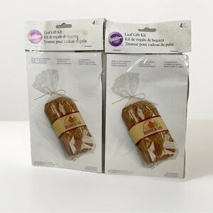 Two Wilton Loaf Gift Bag Kit With 4 Bags Each, Ties and Labels